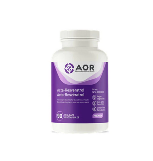 AOR Acta-Resveratrol 80mg Antioxidant Polyphenol Anti-Aging Healthy 90 Caps NEW