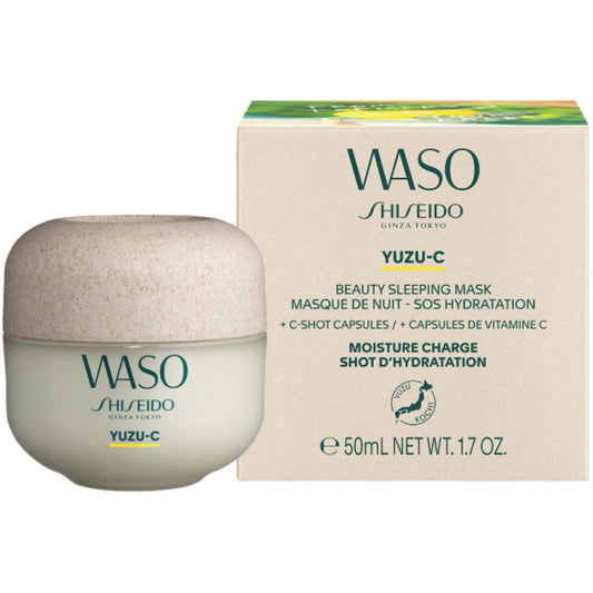 Shiseido WASO YUZU-C Beauty Sleeping Mask SOS Hydration Moisture Charge 50ml NEW