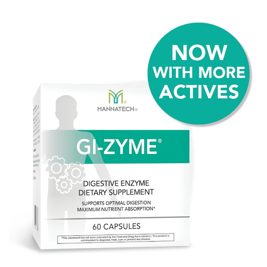 3 Boxes Mannatech GI-Zyme Digestive Enzyme Dietary Optimal Absorb 60 Caps ea NEW