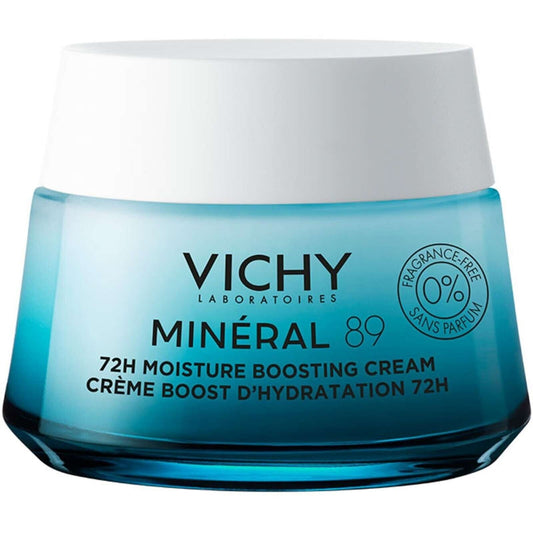 Vichy Minéral 89 72H Moisture Boosting Fragrance Free Cream Essential 50ml NEW
