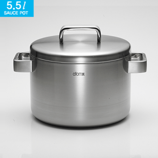 Atomy MediCook 5.5L Pot 5-Ply 316 Stainless Steel 3.5mm Thick Durable Strong NEW