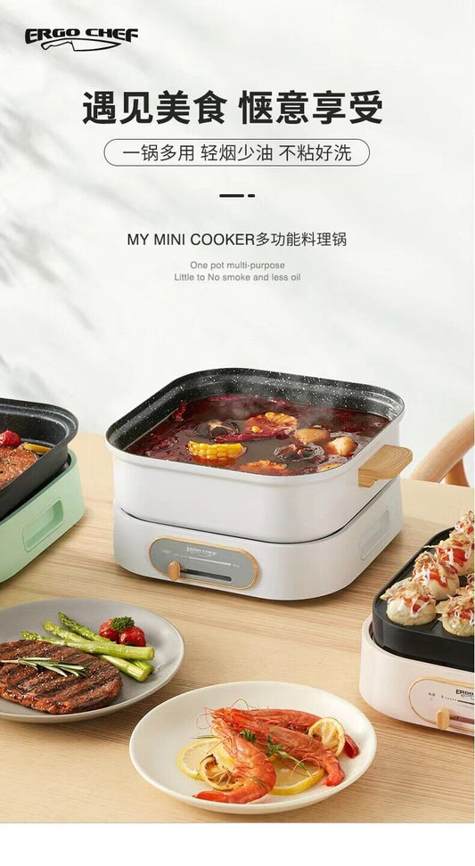 Ergo Chef My Mini Cooker Fresh Green Color Practical Durable Quality 220V NEW