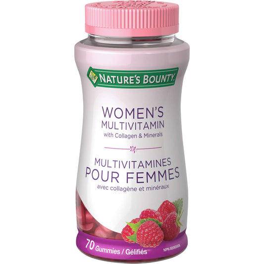 Nature's Bounty Women's Multivitamin Gummy Metabolize Carbs Fats 70 pcs NEW