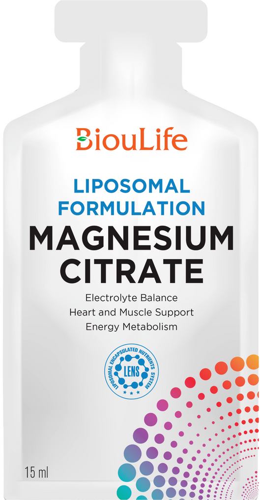 BiouLife Magnesium Citrate Liposomal Formulation Essential Balance 30x15ml NEW