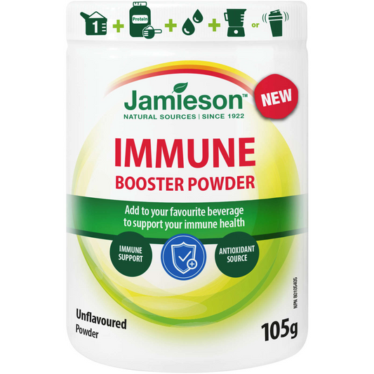 Jamieson Immune Booster Powder Personalize Smoothie Shake Nutrients 105g NEW