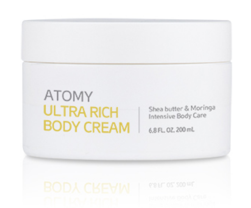 Atomy Ultra Rich Body Cream Shea Butter Moringa Intensive Care 6.8 fl.oz NEW