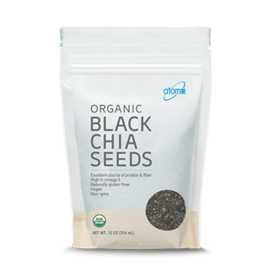 Atomy Organic Black Chia Seeds Protein Fiber Omega 3 Gluten Free Vegan 12oz NEW