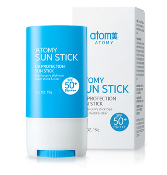 Atomy Sunstick Super Shield Clear SPF 50+ PA++++ Natural Moisturize 0.5 oz NEW