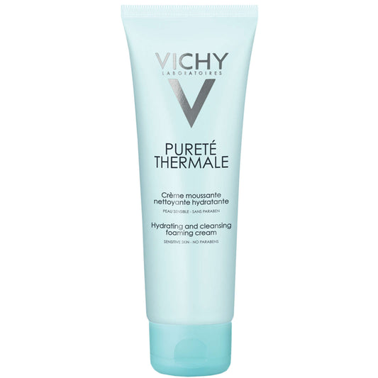 Vichy Pureté Thermale Purifying Foaming Cream Cleanser Rich Deeply 120ml NEW