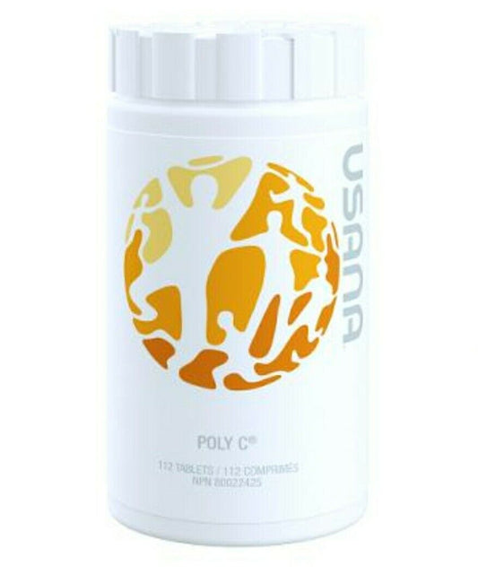 Usana Poly C 112 Tablets Vitamin C Immune Support for Health Bioflavonoids NEW