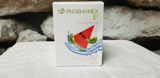 Nu Skin Pharmanex Pharmanex E2 Kiwi Watermelon Juice Vitamins 30 sticks box NEW