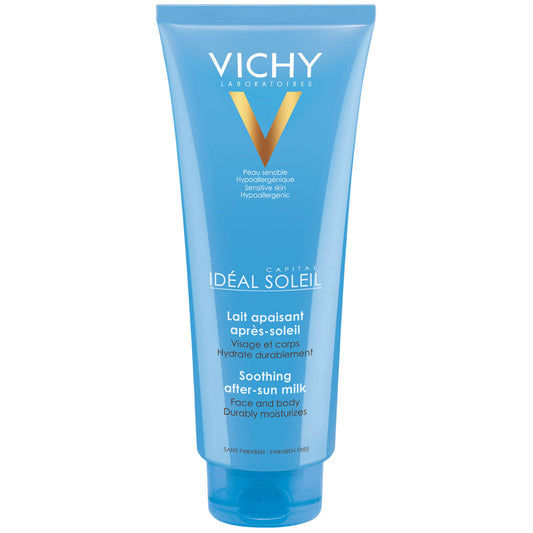 Vichy Ideal Soleil After Sun Milk Hydrating Soothing Redness Dehydrate 300ml NEW