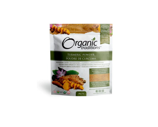 Organic Traditions Tumeric Powder Ginger Family Botanicals Culinary 7 oz NEW