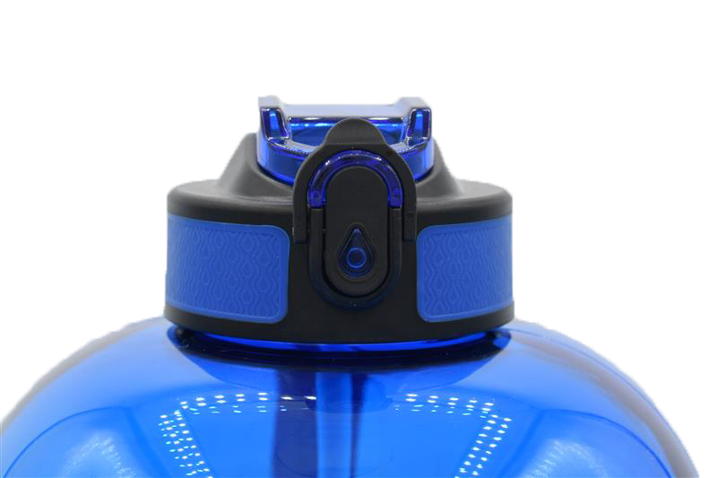 Enagic Kangen Leveluk Sports Water Bottle One Gallon Silk Screened Blue NEW