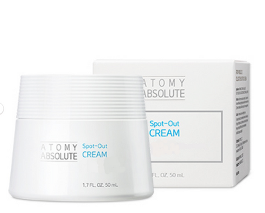 Atomy Absolute Spot-Out Cream 亮泽肌肤天然 1.7 液量盎司 全新