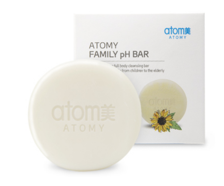 Atomy 家庭 pH 温和香皂 儿童成人保湿皮肤天然舒缓 100g 全新