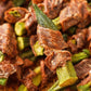 Dried Okra Wrapped In Duck Breast Dog Chewy Treats Dehydration 3x 30g Bags NEW