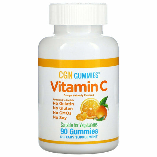 California Gold Nutrition Vitamin C Gummies Natural Orange Flavor 90pcs NEW