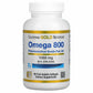 California Gold Nutrition Omega 800 Fish Oil 80% EPA/DHA 1000mg 90 Softgels NEW