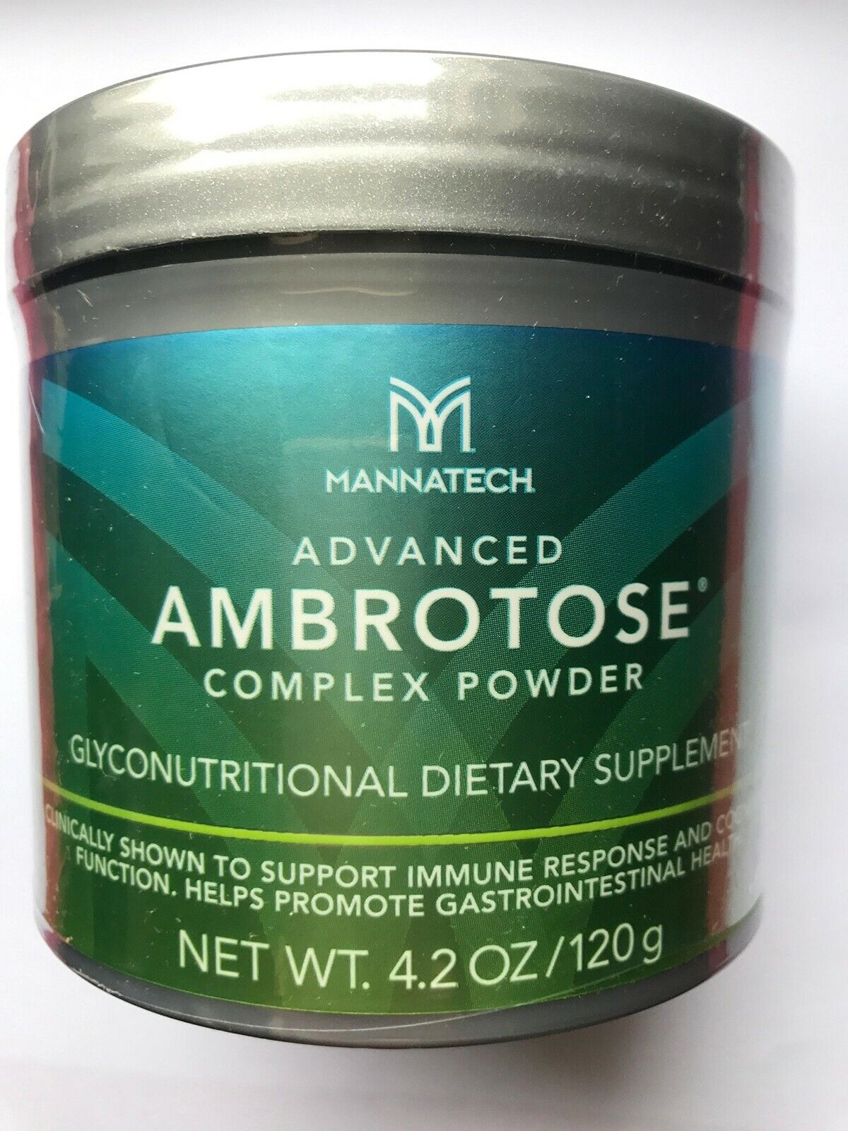 2 Canisters Mannatech Advanced Ambrotose Complex 120g Powder Immune Boost NEW
