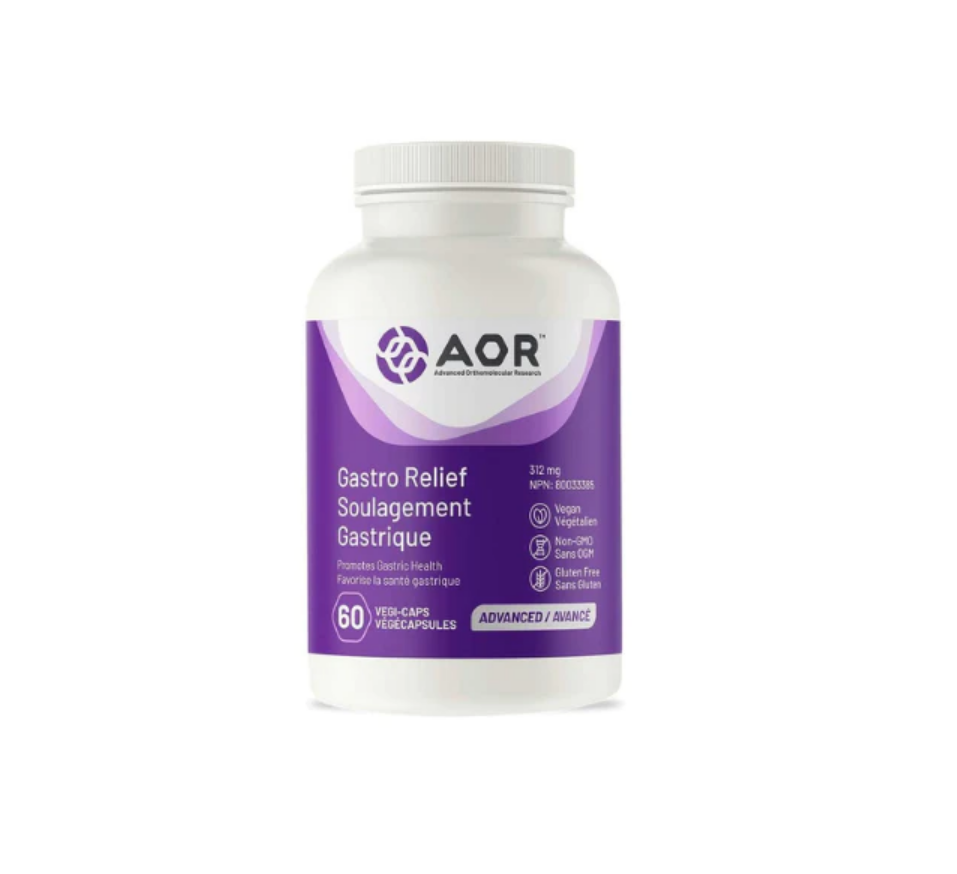 AOR Gastro Relief Heals Gastic Lining Esophagus Protection Acid 60 Cap ...