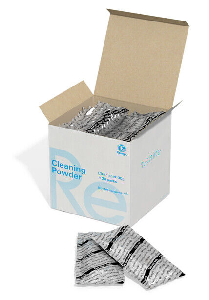2 Boxes Enagic Kangen Leveluk E-Cleaner Refill Powder 30g Citric Acid ea. NEW