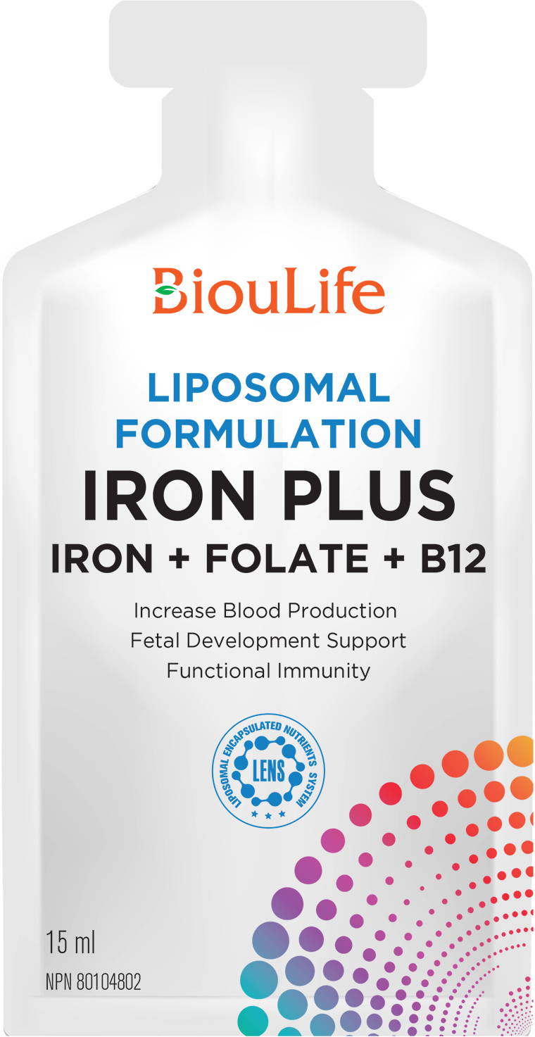 BiouLife Iron Plus Liposomal Formulation Essential Nutrient System 30x15ml NEW