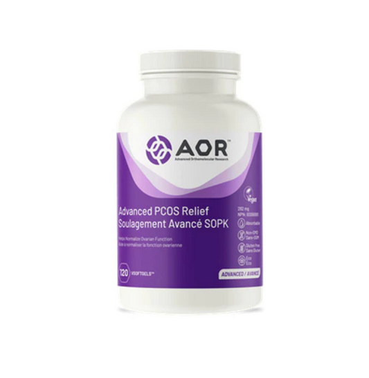 AOR Advanced PCOS Relief Safe Natural Infertility Blood Sugar 120 Caps NEW