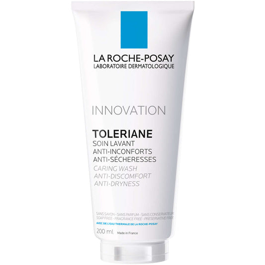La Roche-Posay Toleriane Caring Wash Gentle Daily Face Deeply Cleanse 200ml NEW