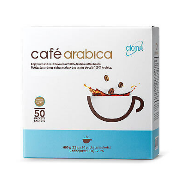 Atomy Cafe Arabica 50T 咖啡天然咸甜味 12g x 50 包全新