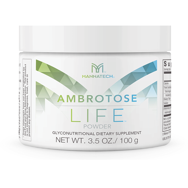 Mannatech 2 Pack Ambrotose LIFE 100g Canister Pure Ambrotose Powder Immune NEW