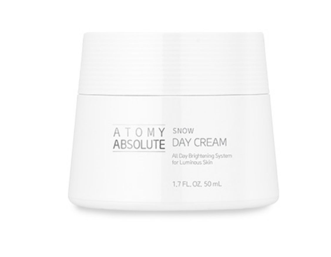 Atomy Absolute Snow 日霜 适合所有肤质 保湿 天然 1.7 液量盎司 全新