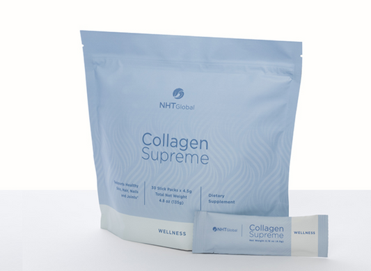 3 Bags NHT Global Collagen Supreme Wrinkle Anti-Aging 30 Sticks 0.16oz ea NEW