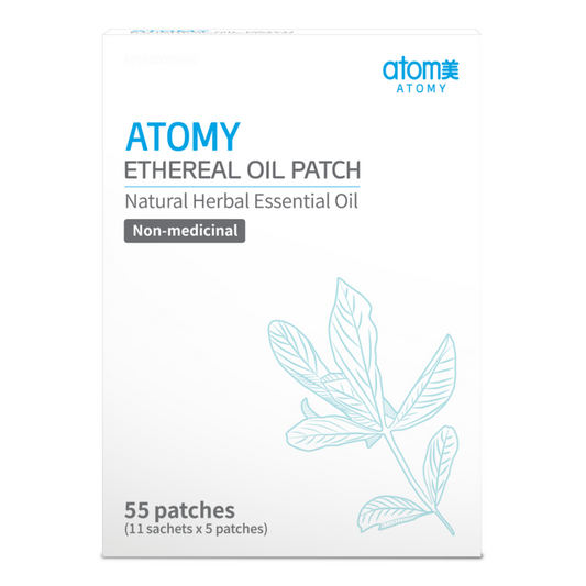 Atomy Ethereal Oil Patch Natural Herbal Essential Oil 11 Sachets x 5 Patches NEW