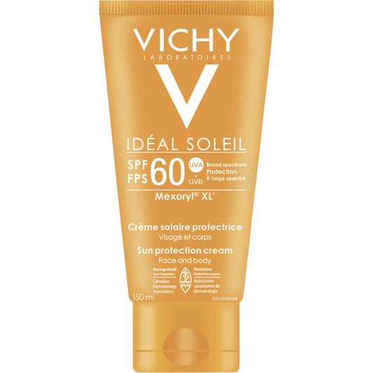 Vichy Ideal Soleil Cream SPF 60 Face and Body Broad Spectrum Filtering 150ml NEW
