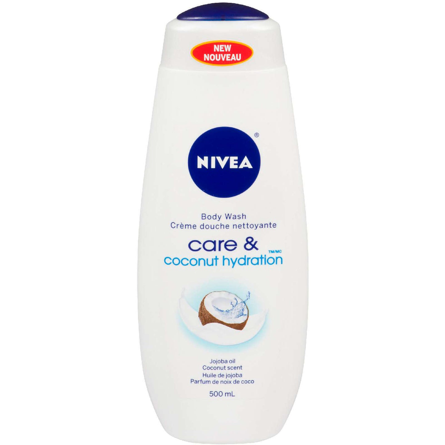 Nivea Coconut & Jojoba Oil Body Wash Rich Lather Delicious Summery 500ml NEW