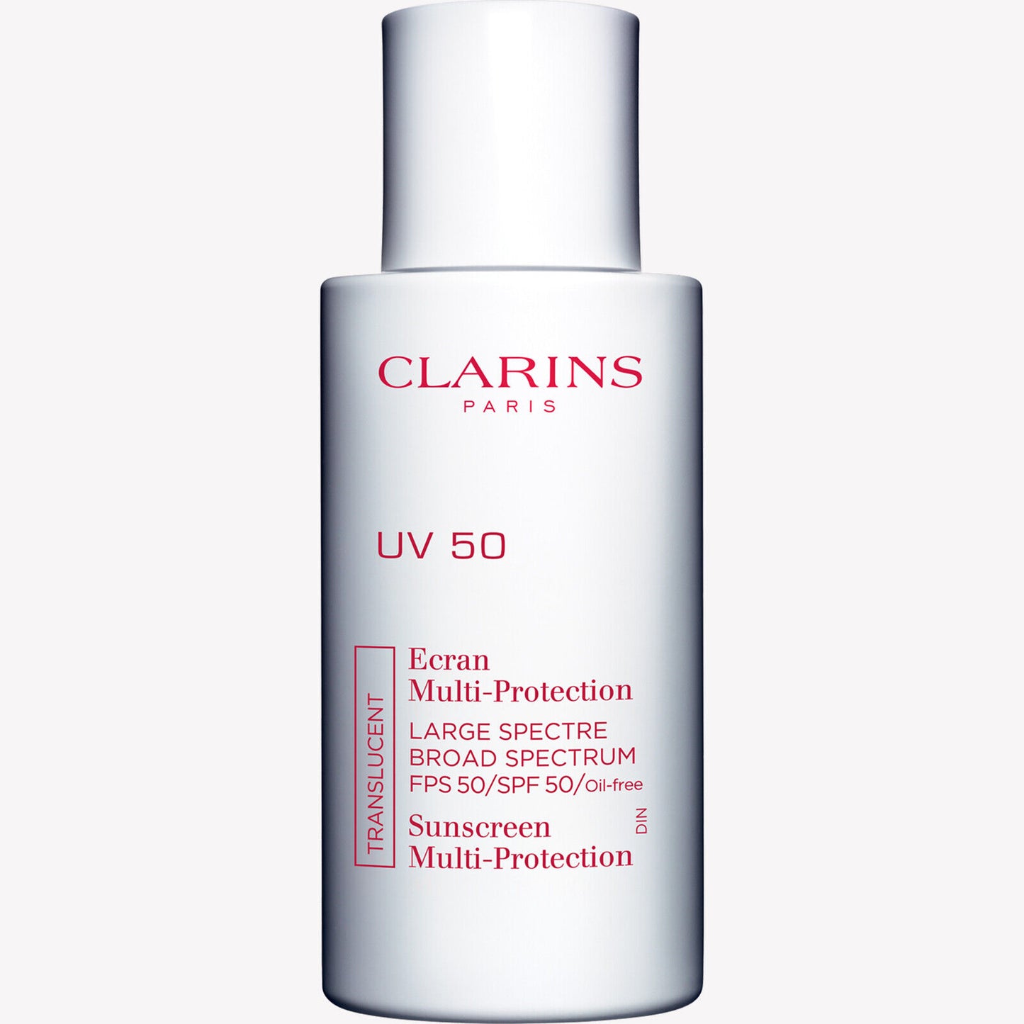 Clarins UV 50 Sunscreen Multi-Protection Effective Radicals Invisible 50ml NEW