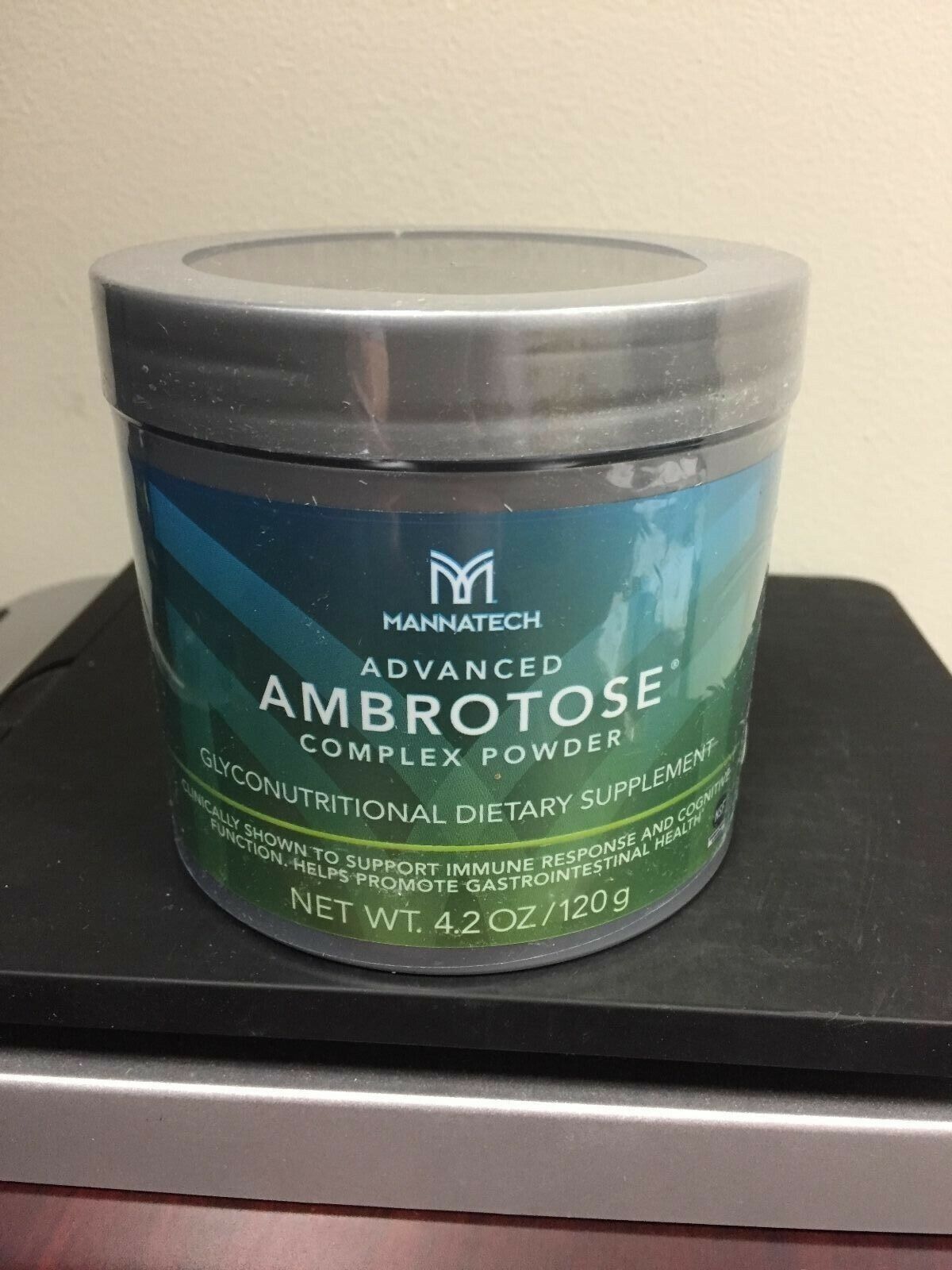 2 Canisters Mannatech Advanced Ambrotose Complex 120g Powder Immune Boost NEW