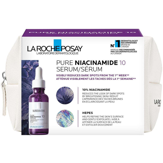 La Roche-Posay Pure Niacinamide 10 Kit Refines Exfoliates Skin Surface 3pcs NEW