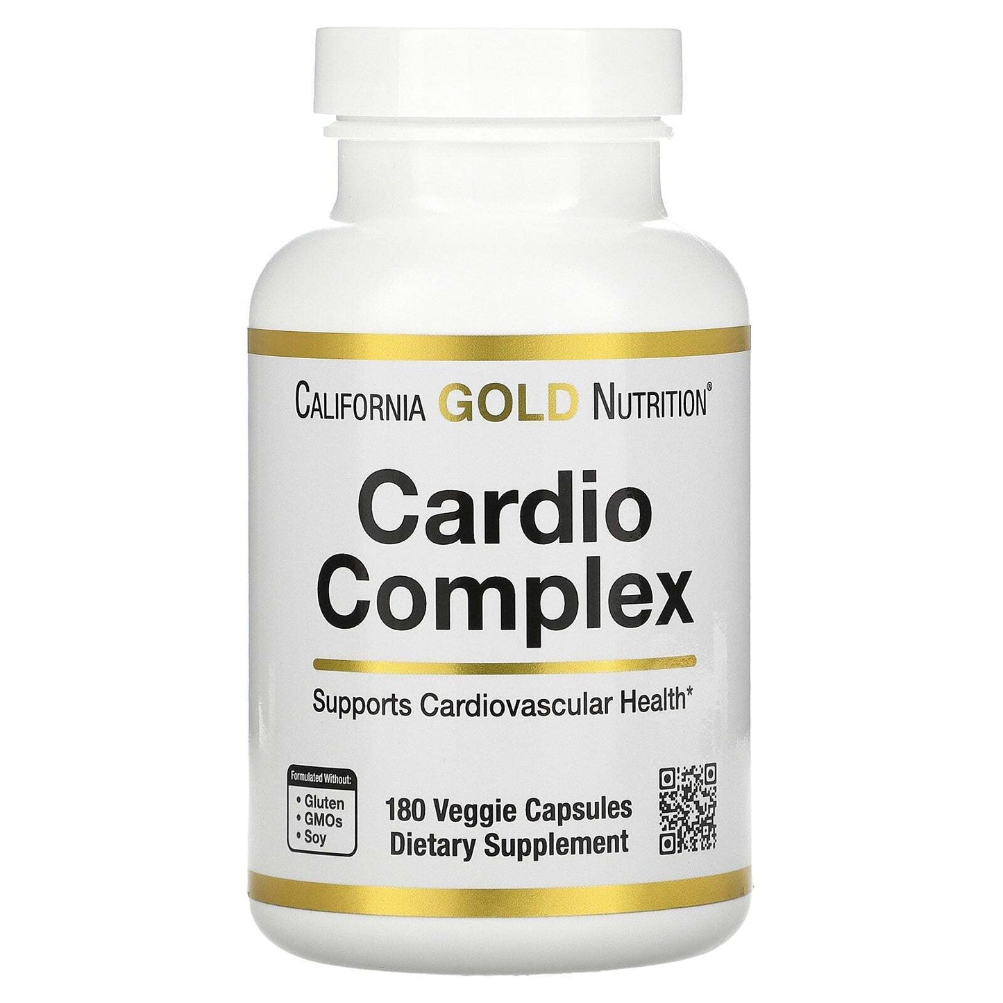 California Gold Nutrition Cardio Complex Herbal Amino Extract 180 Caps NEW