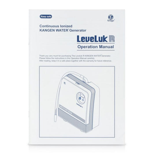 Enagic Kangen Leveluk Operation Manual Leveluk R Information Quality Demo NEW