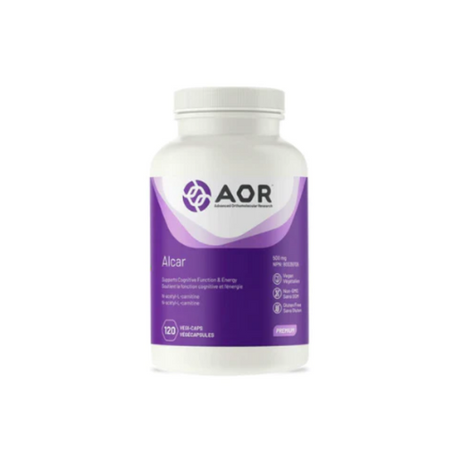 AOR Alcar 500mg Acetylated Amino Acids Cognitive Boost Fatigue 120 Caps NEW