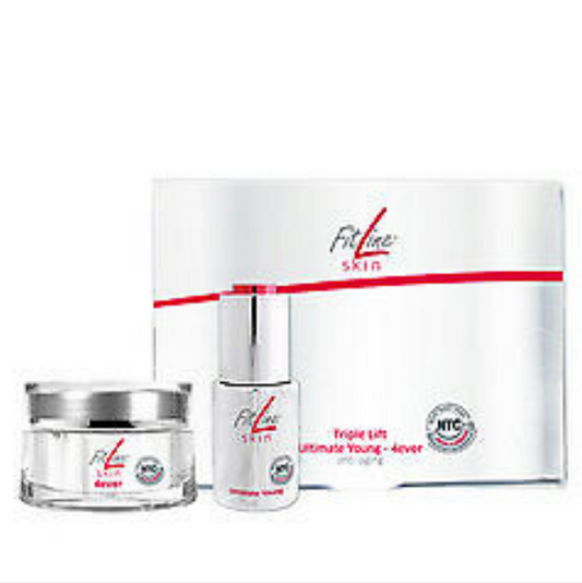 PM Fitline Skin Triple Lift Set 3-Minute 2 Phase Elixirs Facial Contours 3pc NEW