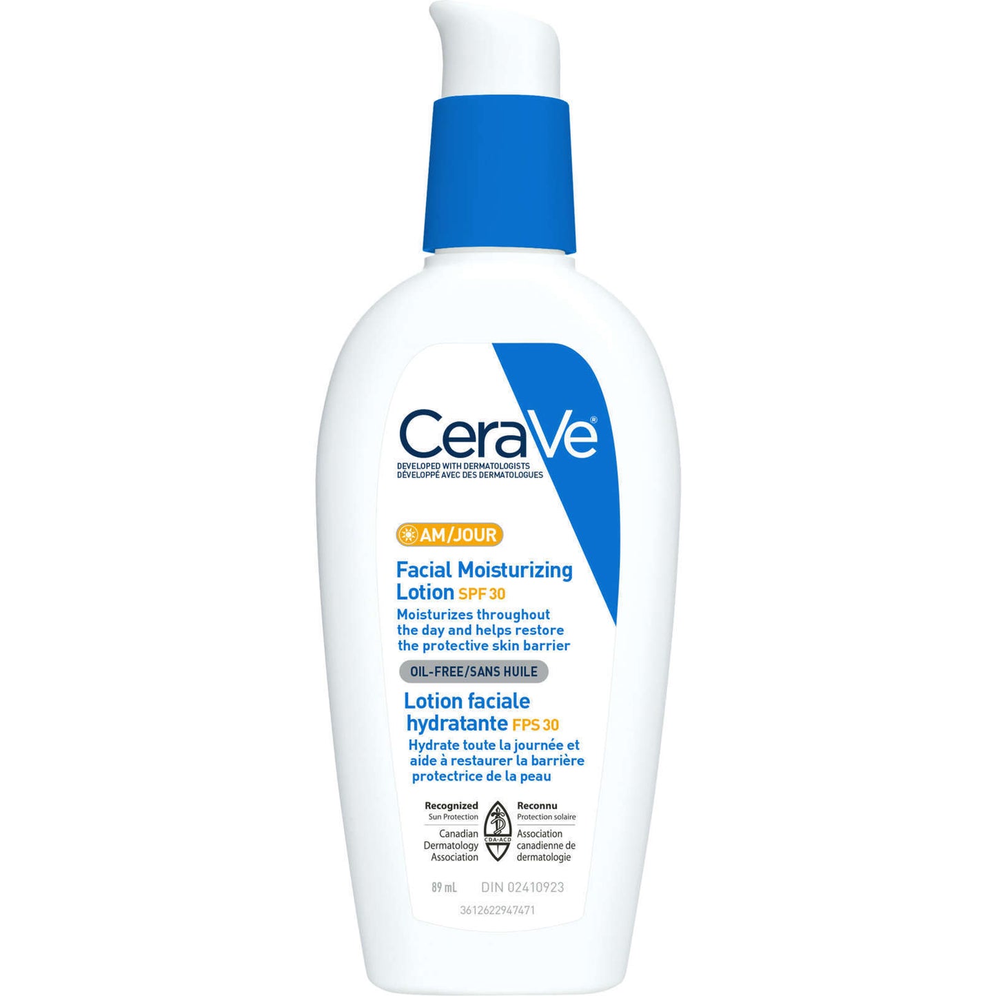 CeraVe 日常面部保湿乳液 SPF30 透明质酸面部乳液 89ml 全新