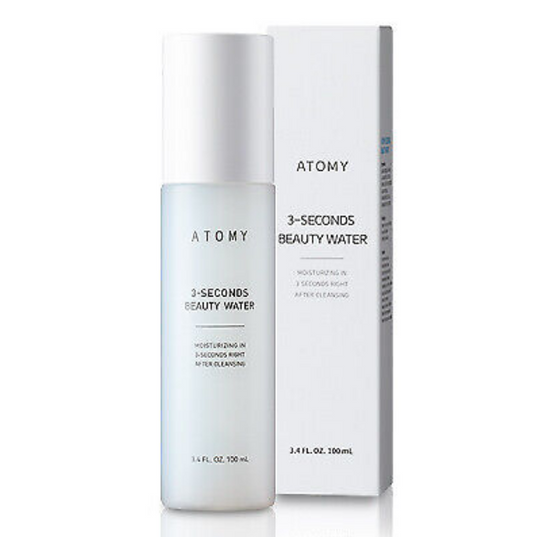 Atomy 3 秒美容水即时保湿月桂树济州 3.4 液量盎司新品