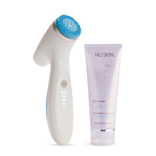 Nu Skin ageLOC LumiSpa iO Sensitive Type Cleanser Starter Kit De-Stress Skin NEW