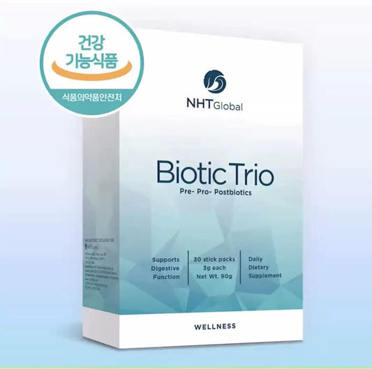 NHT Global Biotic Trio Daily Restore Bacteria Gut Digestive Boost 30x3g ea NEW