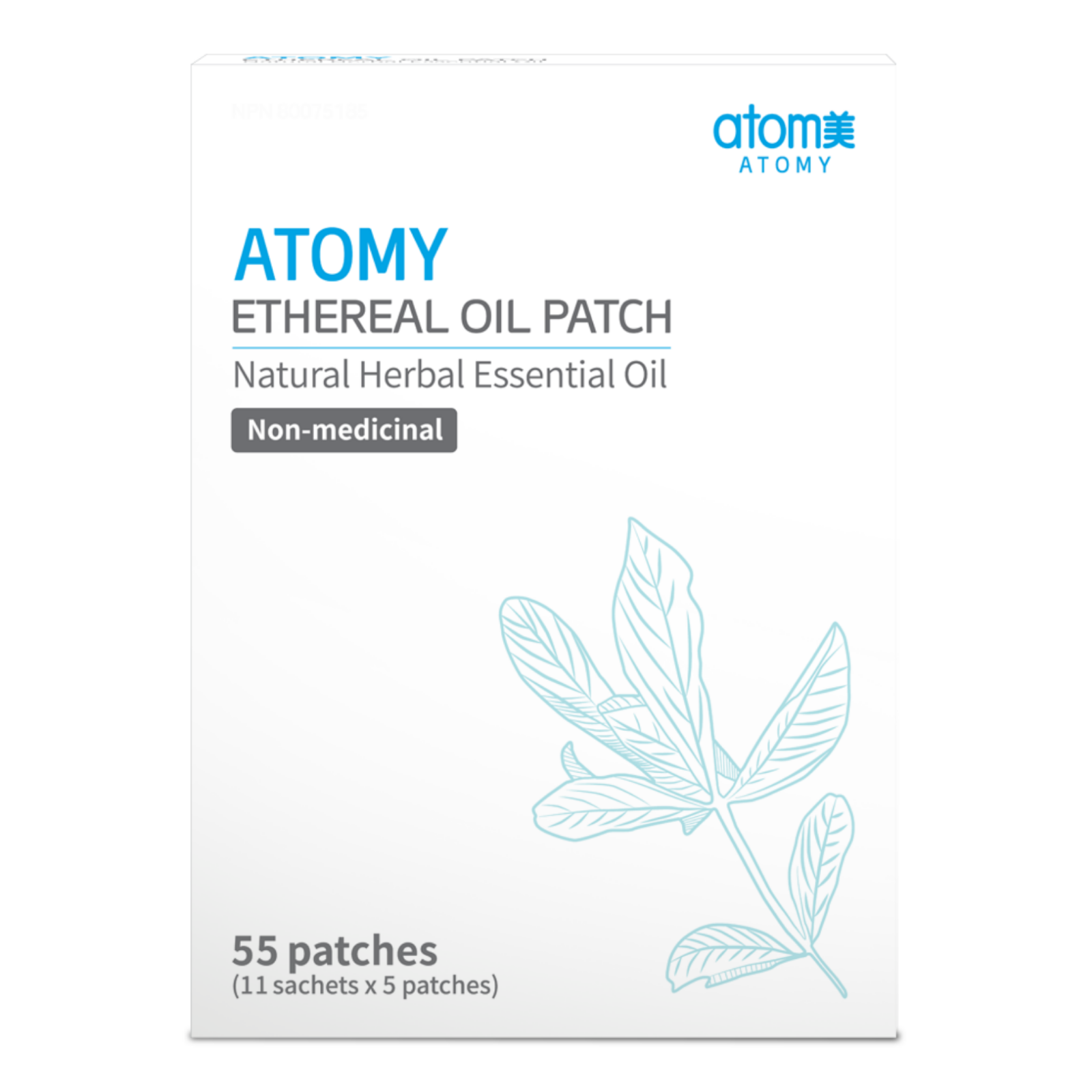 Atomy Ethereal Oil Patch Natural Herbal Essential Oil 11 Sachets x 5 P ...