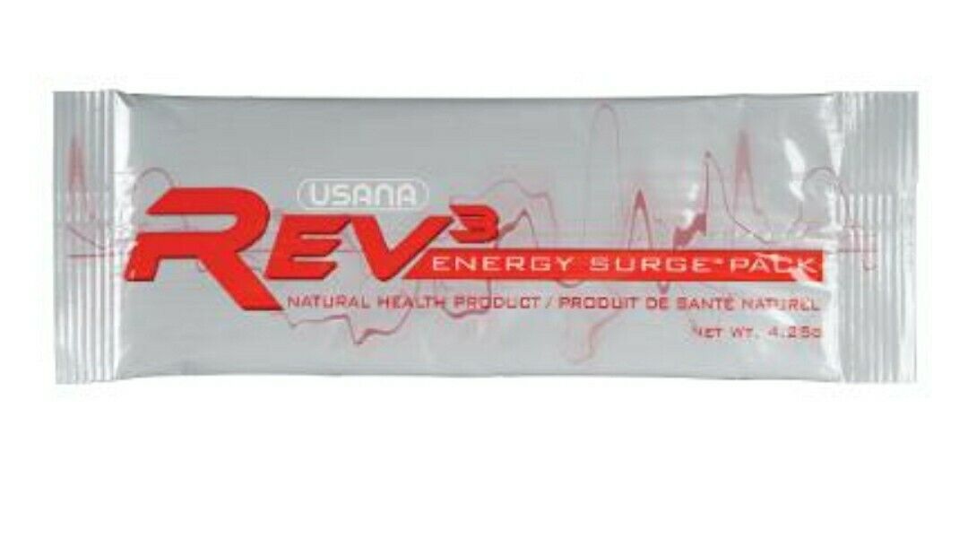 USANA Rev3 28 Sticks Energy drink Glycemic Impact Mental Metabolism Caffeine NEW