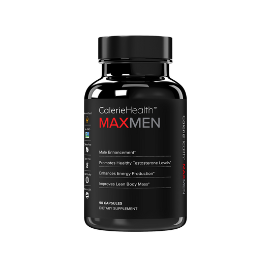Calerie Health Maxmen Ashwagandha Chromium Zinc Men Supplement 90 Caps NEW